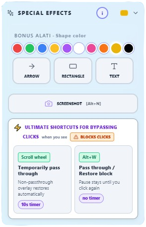 MouseKit Specijalni efekti Standard Plus